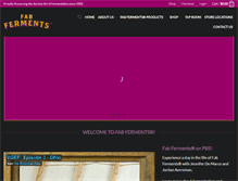 Tablet Screenshot of fabferments.com